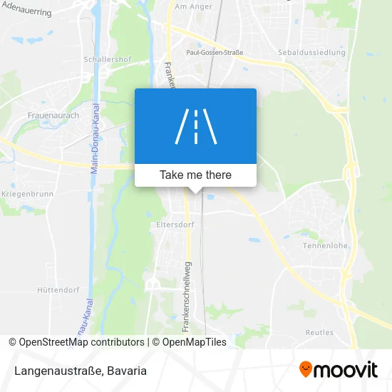 Карта Langenaustraße