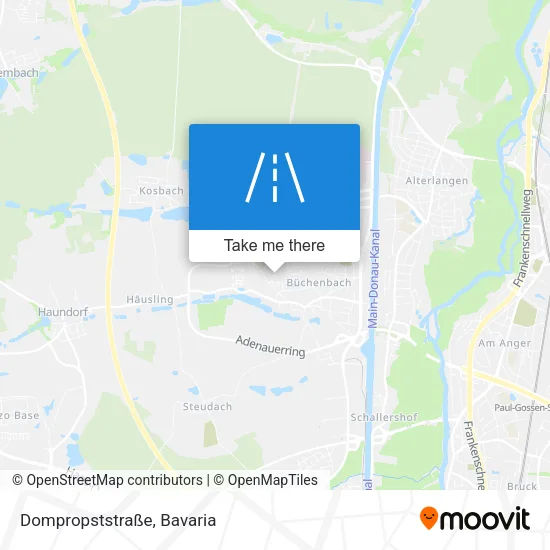 Карта Dompropststraße