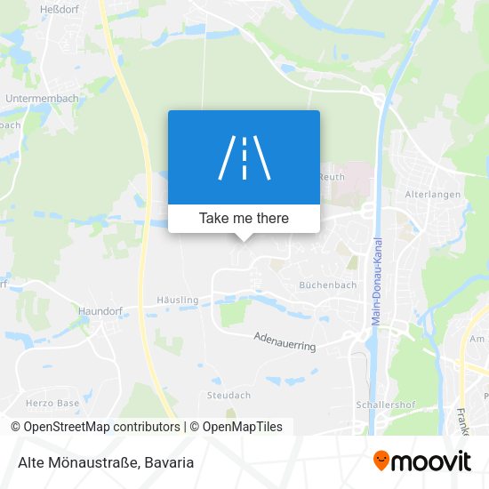 Alte Mönaustraße map