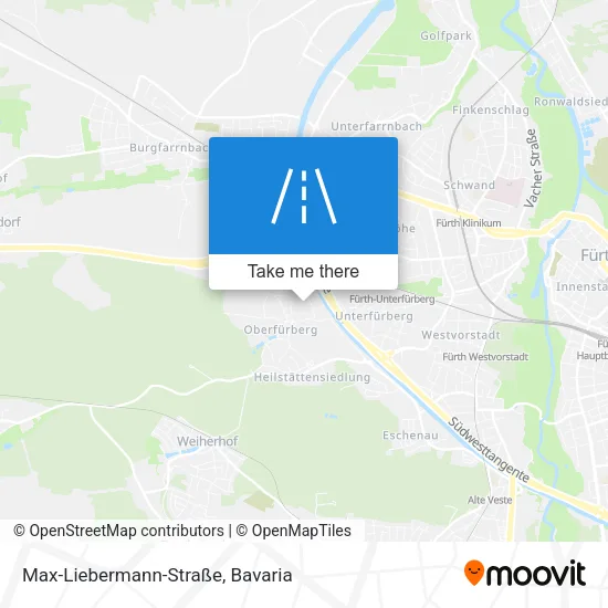 Карта Max-Liebermann-Straße