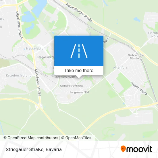 Карта Striegauer Straße