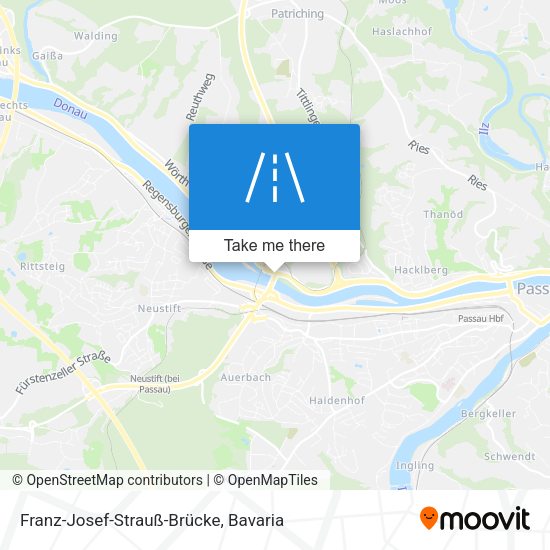 Franz-Josef-Strauß-Brücke map