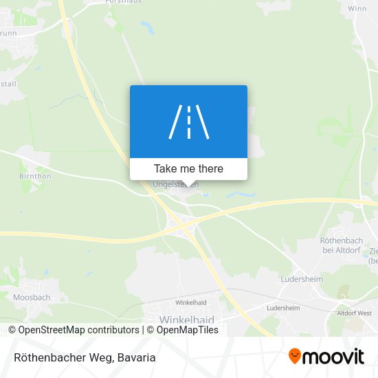 Röthenbacher Weg map