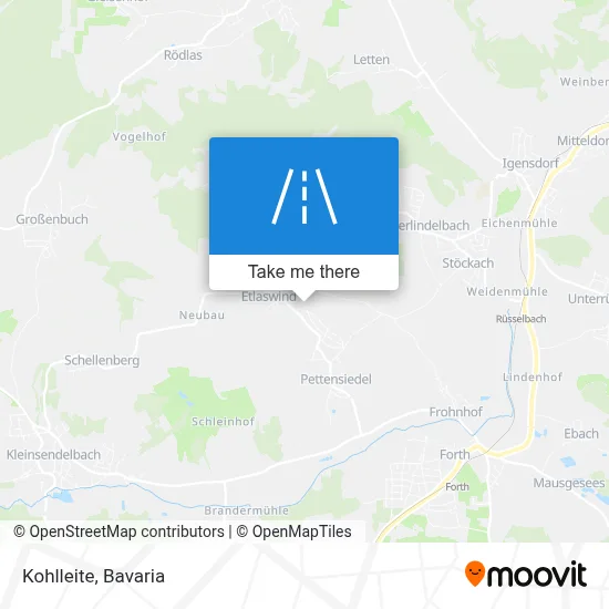 Kohlleite map