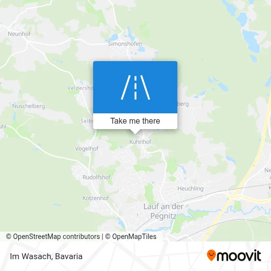 Im Wasach map