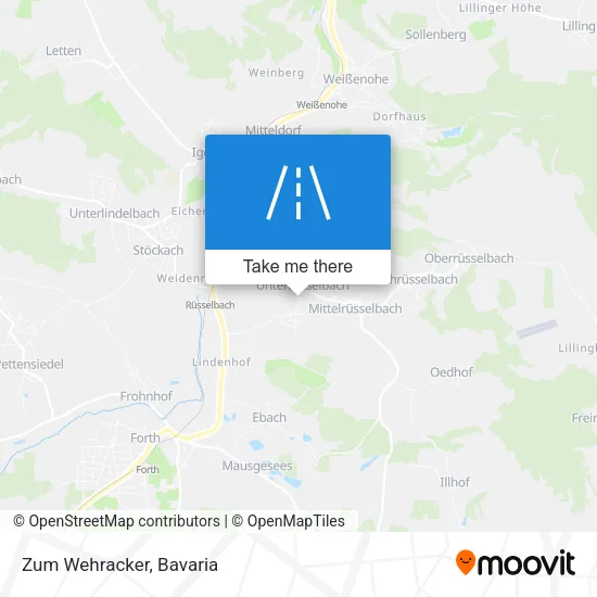 Карта Zum Wehracker