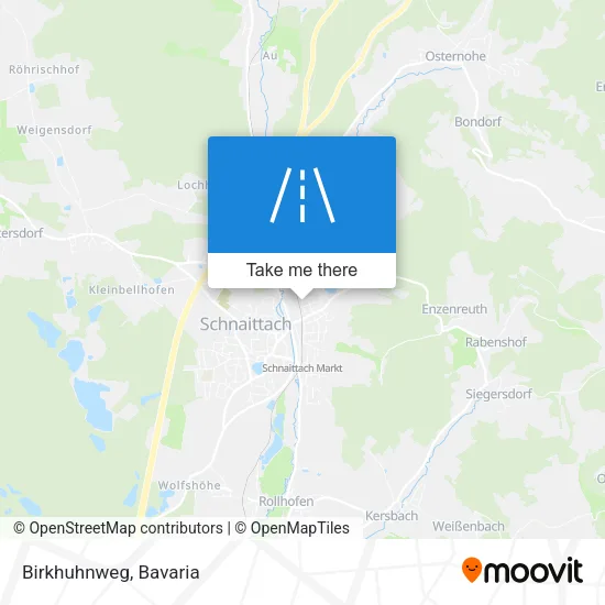 Карта Birkhuhnweg