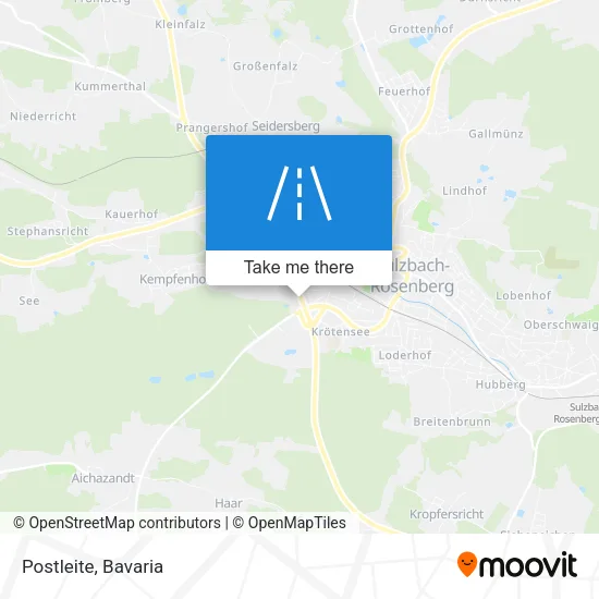Карта Postleite
