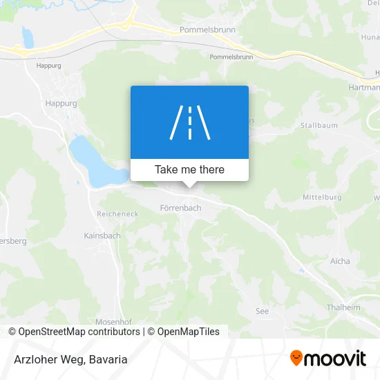 Карта Arzloher Weg