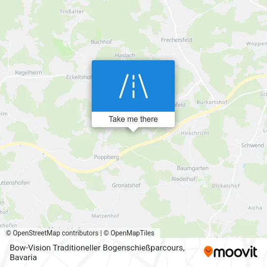 Карта Bow-Vision Traditioneller Bogenschießparcours