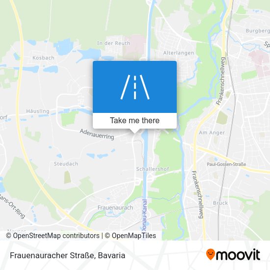 Frauenauracher Straße map