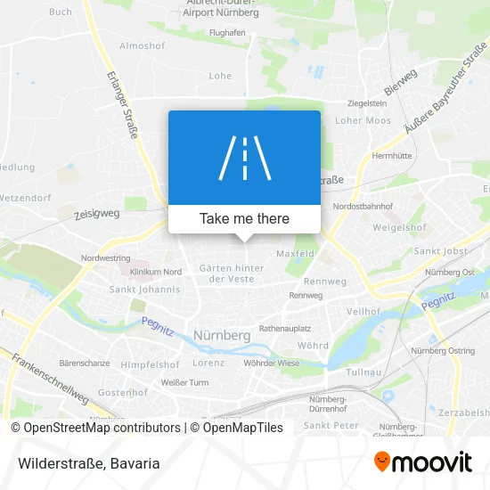 Wilderstraße map