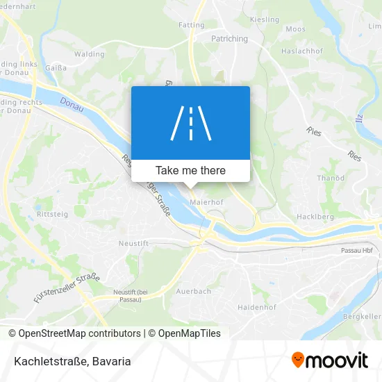 Карта Kachletstraße