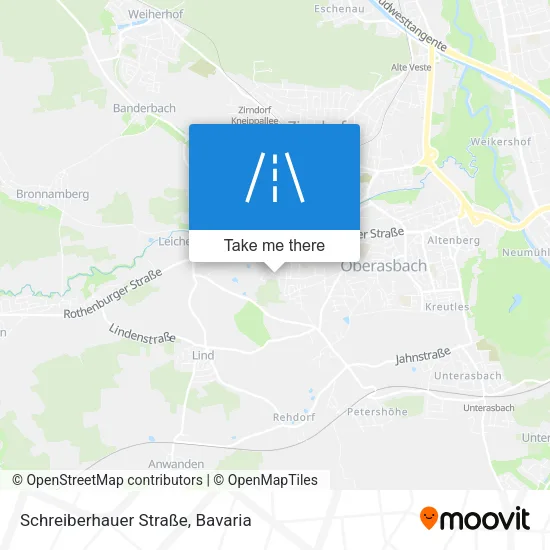 Карта Schreiberhauer Straße
