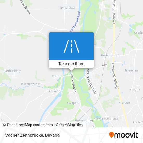 Vacher Zennbrücke map