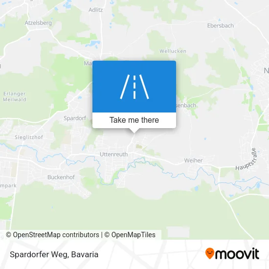 Карта Spardorfer Weg