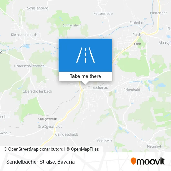 Карта Sendelbacher Straße
