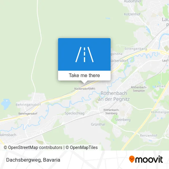 Dachsbergweg map