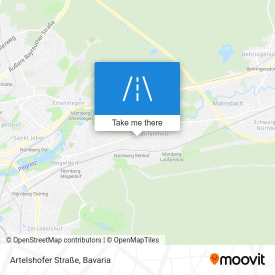 Artelshofer Straße map
