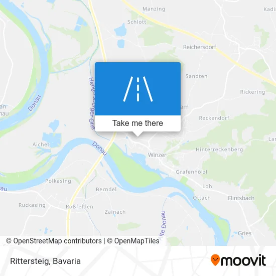 Rittersteig map