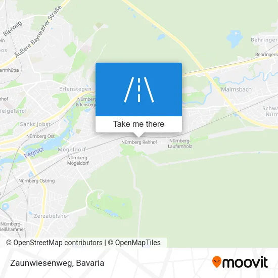 Карта Zaunwiesenweg