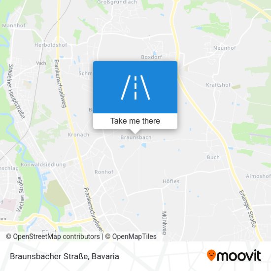 Braunsbacher Straße map