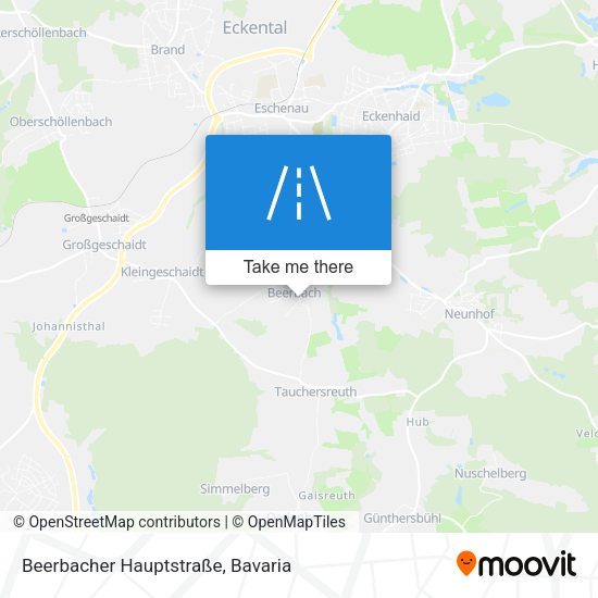 Beerbacher Hauptstraße map
