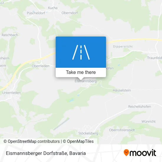 Карта Eismannsberger Dorfstraße