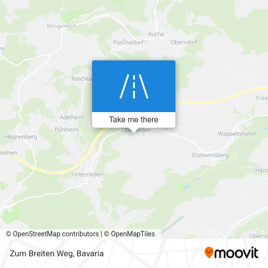 Карта Zum Breiten Weg