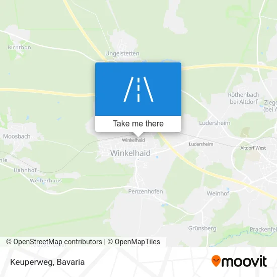 Карта Keuperweg
