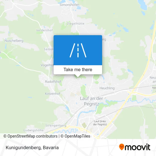 Карта Kunigundenberg