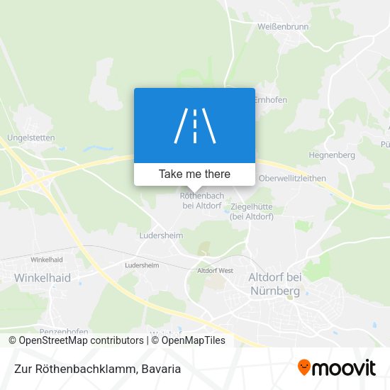 Zur Röthenbachklamm map