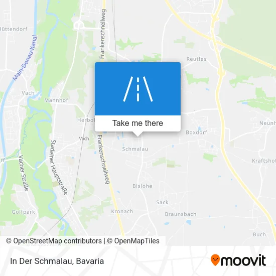 In Der Schmalau map