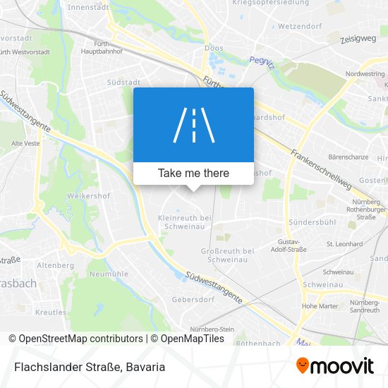 Flachslander Straße map