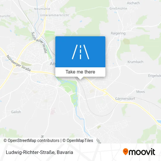 Карта Ludwig-Richter-Straße