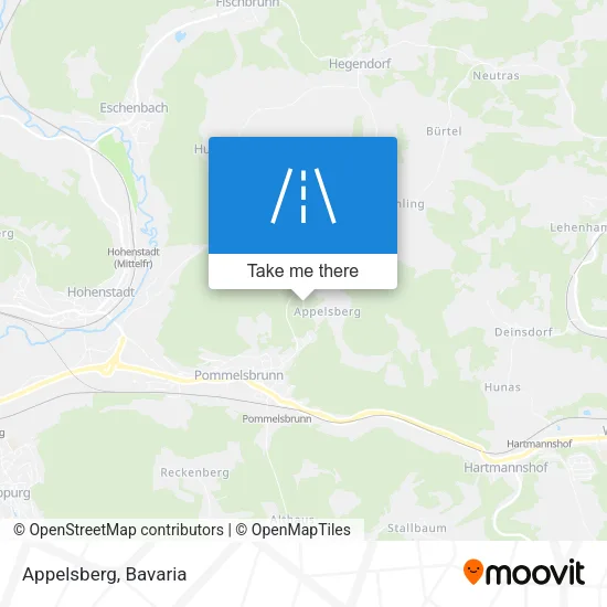 Карта Appelsberg
