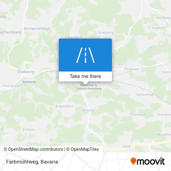 Карта Farbmühlweg