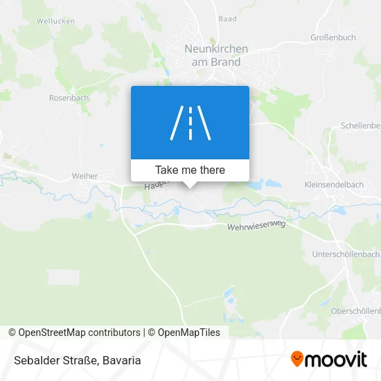 Карта Sebalder Straße