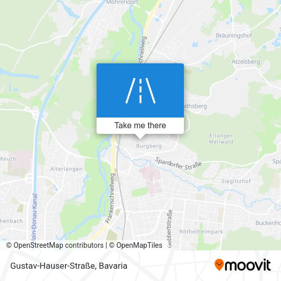Gustav-Hauser-Straße map
