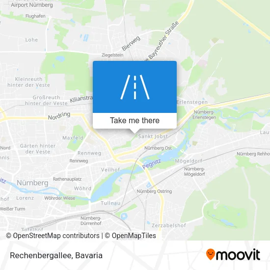 Карта Rechenbergallee