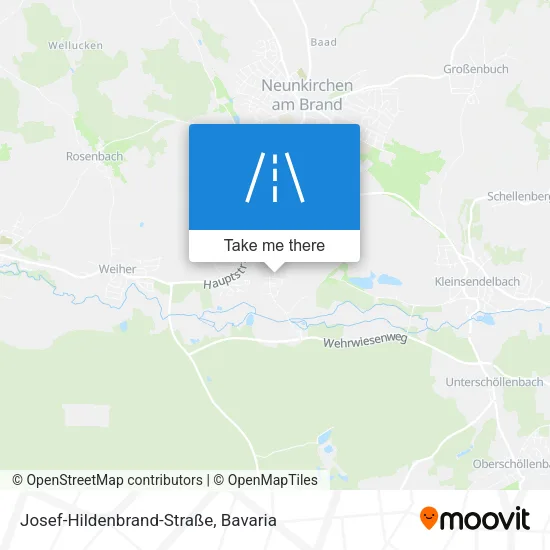 Josef-Hildenbrand-Straße map