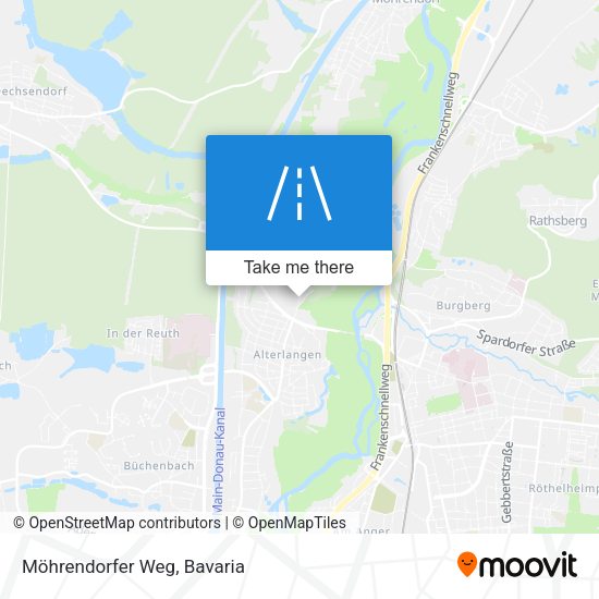 Möhrendorfer Weg map