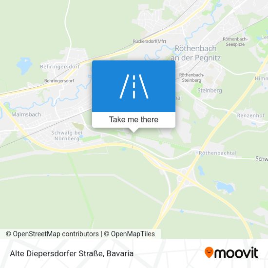 Alte Diepersdorfer Straße map