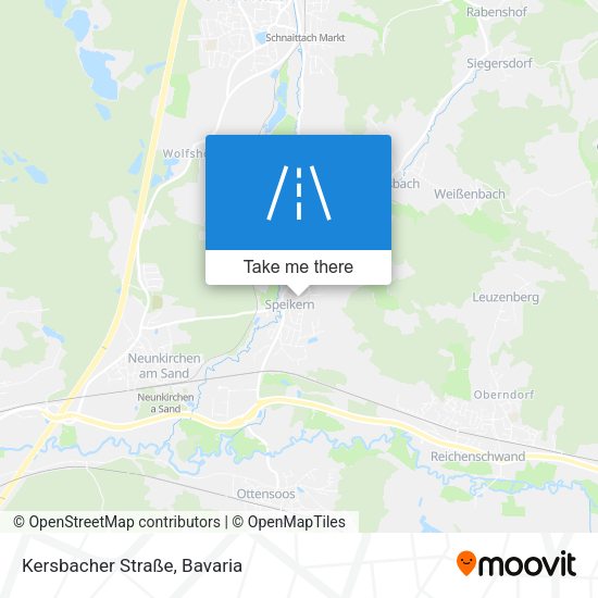 Kersbacher Straße map