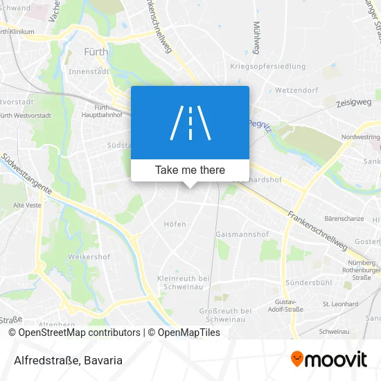 Alfredstraße map
