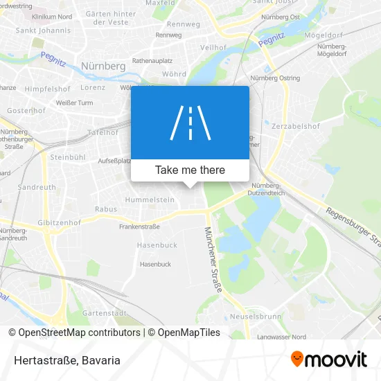 Hertastraße map