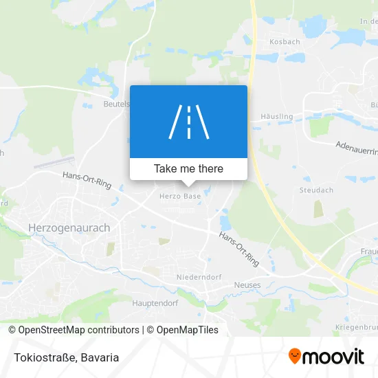 Карта Tokiostraße