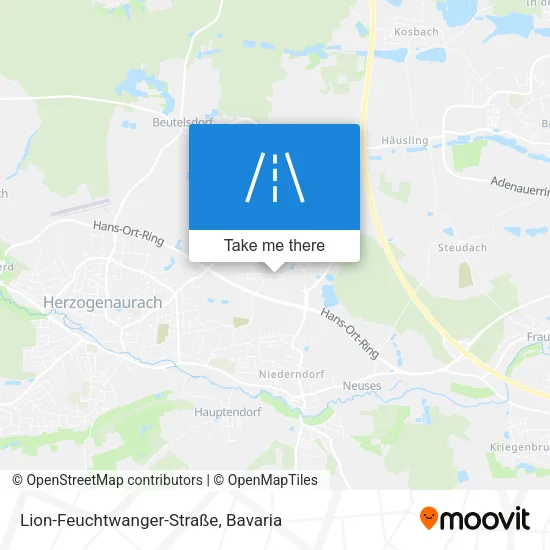 Карта Lion-Feuchtwanger-Straße