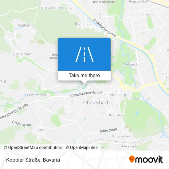Карта Koppler Straße