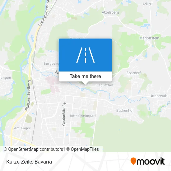 Kurze Zeile map